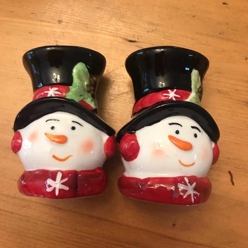 ⛄️ Snowmen Salt & Pepper Shakers